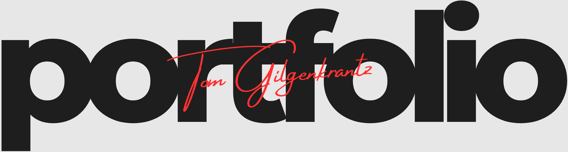 Portfolio Tom Gilgenkrantz